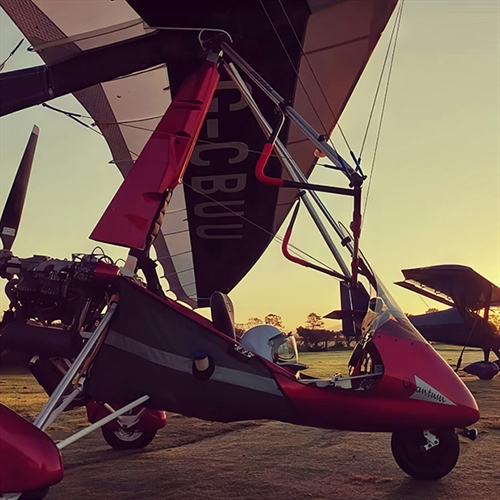 Microlight Flights Lancashire - Microlight Being Flown