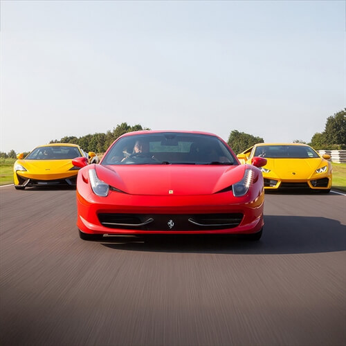 3 & 4 Supercar Drive with Hotlap & Photo Offer