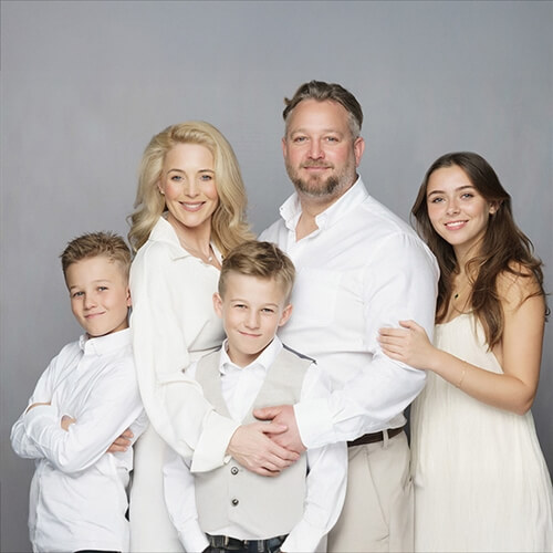 Family photo shoot, three children  Family photo shoot, three children