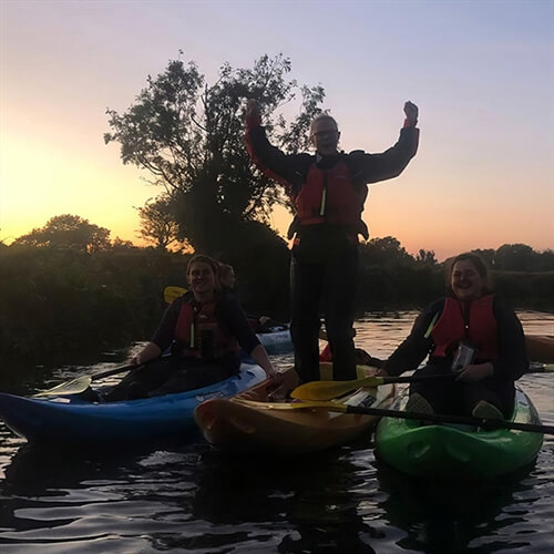 Night Kayaking Adventure on the River Ouse