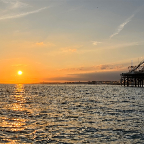 Sunset Powerboat Cruises setting sail from Brighton Marina