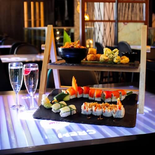 Sushi and Asian Tapas Afternoon Tea for Two at Inamo
