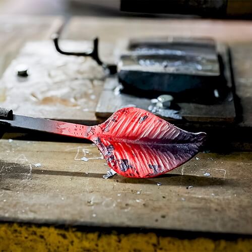 Coat Rack Forging in Kent - Hot Forged Leaf Coat Rack Forging in Kent - Hot Forged Leaf