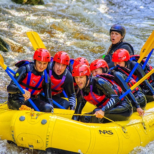 Bala White Water Rafting on the River Tryweryn in North Wales