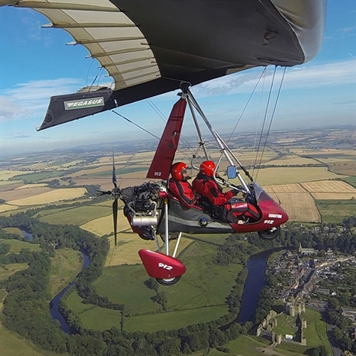 Flex-wing Microlighting in Northumbria from Eshott Airfiednear Morpeth