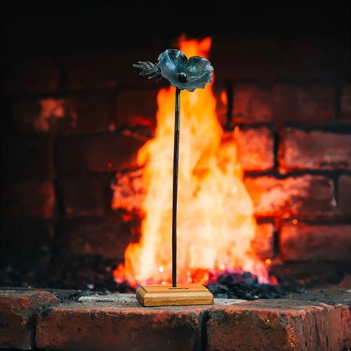 Poppy Making Workshop at Oldfield Forge Herefordshire