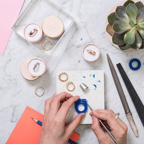 Posh Totty Designs Ring Making Workshops in London and Brighton