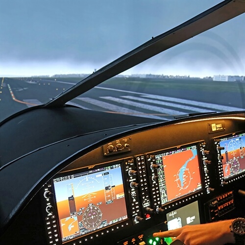 Light Aircraft Flight Simulator at Liverpool John Lennon Airport