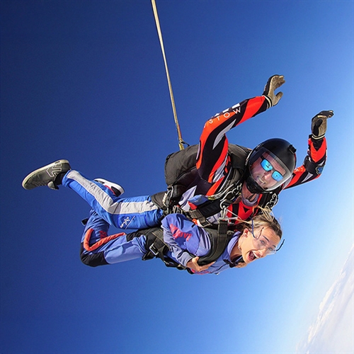 Tandem Skydiving at Hibaldstow Airfield in Lincolnshire