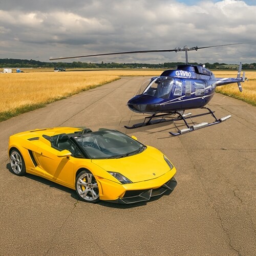 Supercar & Helicopter Adventure for Two