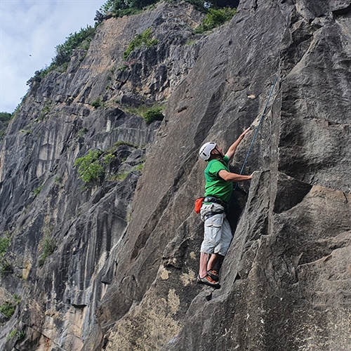 Rock Climbing in Bristol in the Avon Gorge