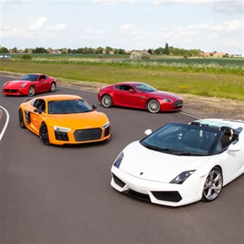 4 Shiny Supercars