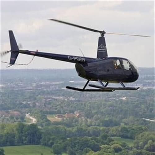 Exclusive Pathfinder Helicopter Experience Surrey - Orange Helicopter