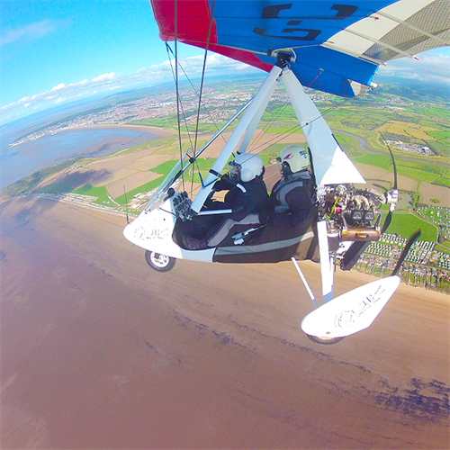 Microlighting Somerset - Microlight Flying Above Clouds Microlighting Somerset - Microlight Flying Above Clouds