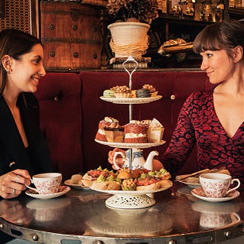 Bottomless Tapas Style Afternoon Tea with Gin London - Afternoon Tea Food And Tea Cups