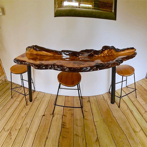 Custom Resin Worktop Course - Resin Bar Table And Chairs Custom Resin Worktop Course - Resin Bar Table And Chairs