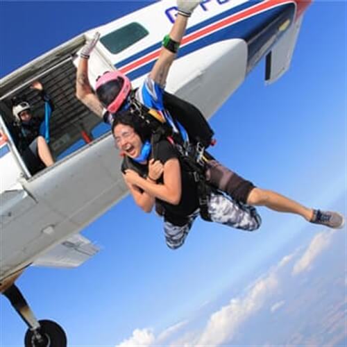 Skydiving - Jumping out of plane over Langar