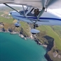 plane over water