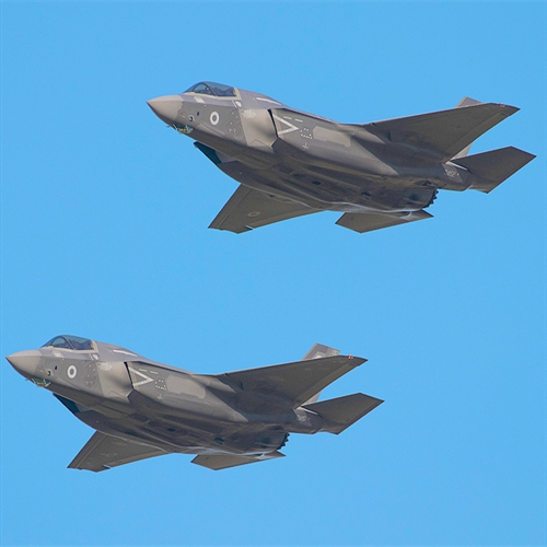 two F35s two F35s