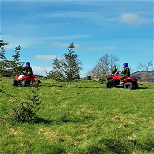 Family Friendly Quad Biking in Scotland from 6yrs Family Friendly Quad Biking in Scotland from 6yrs