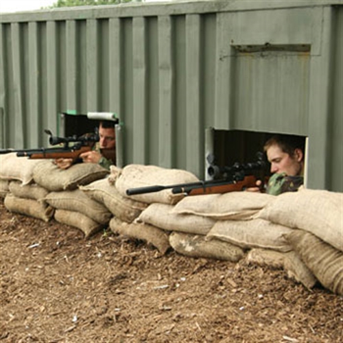 army air rifle set up