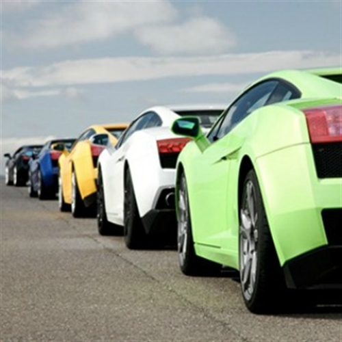 different colored Lamborghinis different colored Lamborghinis