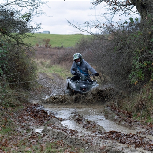 quad in mud quad in mud