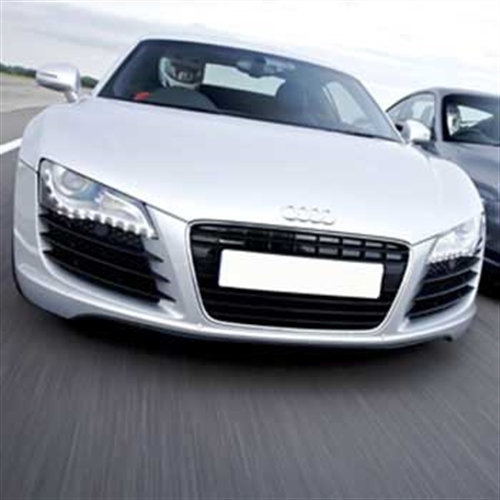Silver Audi R8 Silver Audi R8