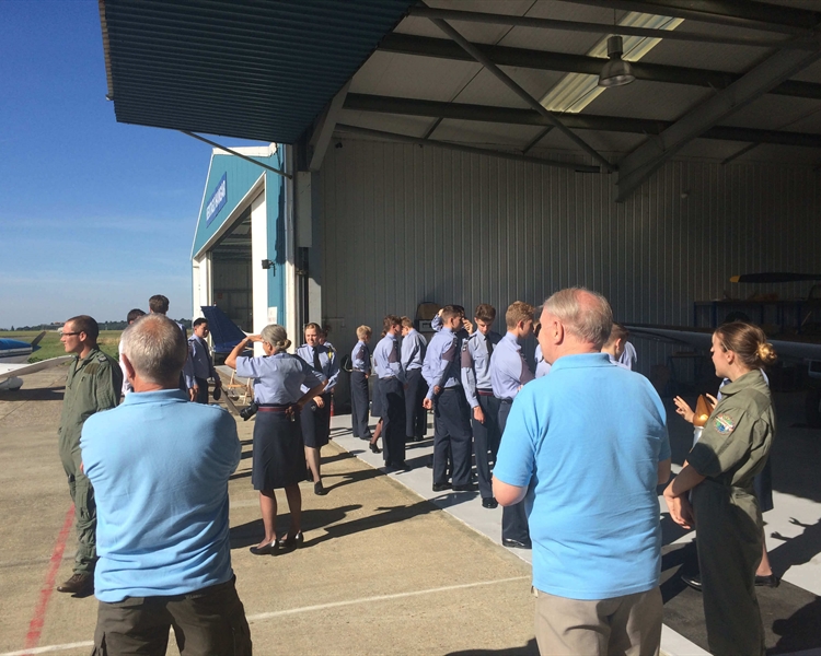 The-Royal-Air-Force-Cadets-75th-Anniversary-Torch-Visits-Biggin-Hill The-Royal-Air-Force-Cadets-75th-Anniversary-Torch-Visits-Biggin-Hill